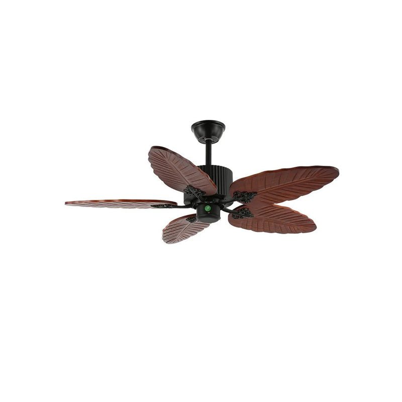 Banana Wood Leaves Ceiling Fan Light by FIFTH & BEAM — product view 6