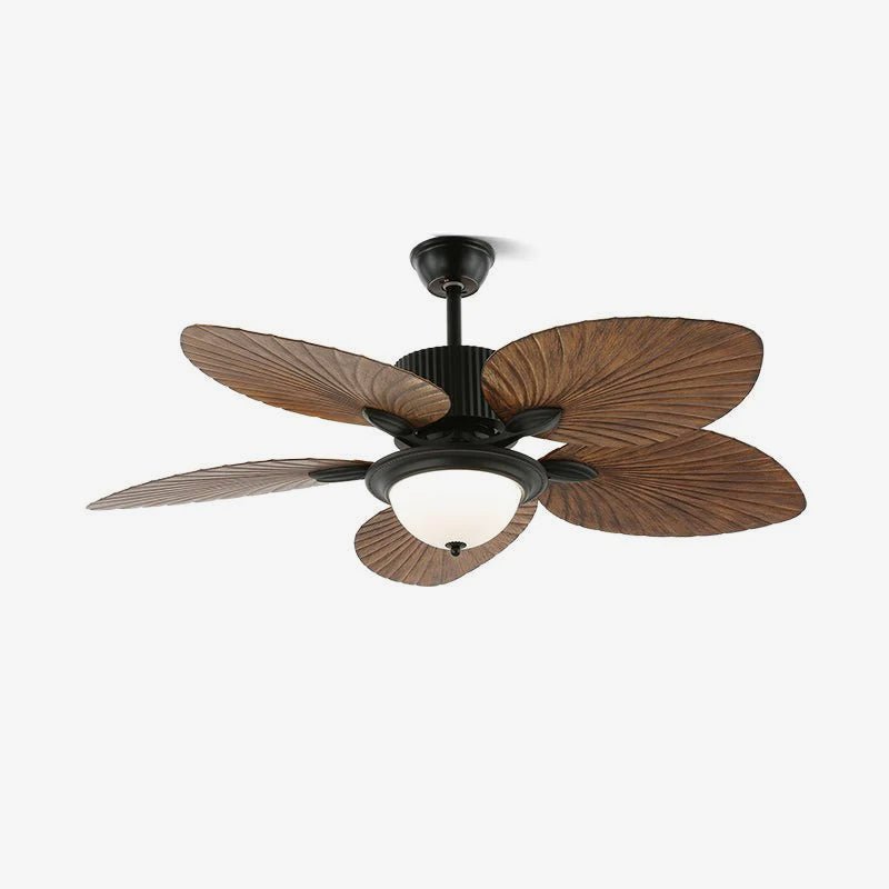 Banana Leaves Ceiling Fan Light by FIFTH & BEAM — product view 4