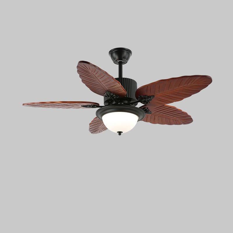 Banana Wood Leaves Ceiling Fan Light by FIFTH & BEAM — product view 18