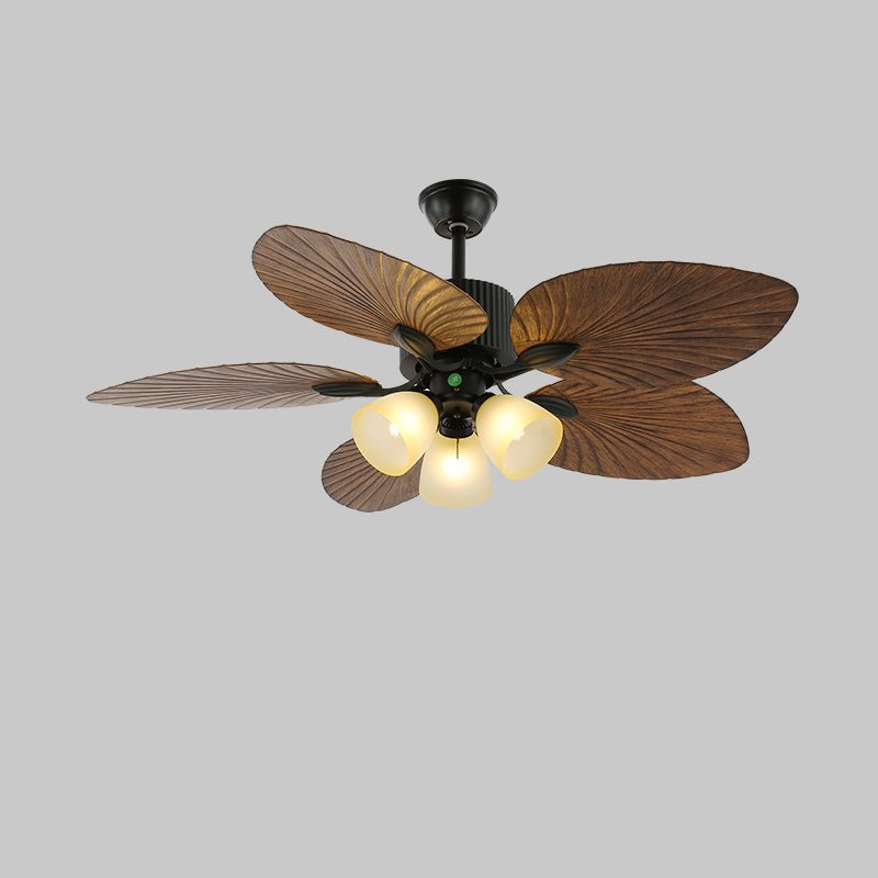 Banana Leaves Ceiling Fan Light by FIFTH & BEAM — product view 2