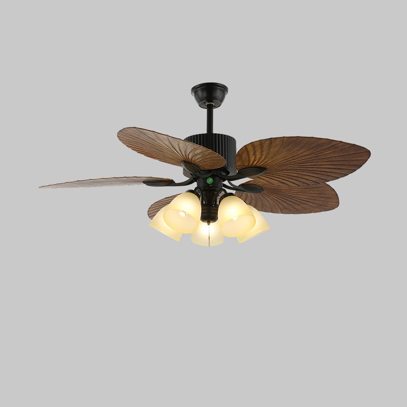 Banana Leaves Ceiling Fan Light by FIFTH & BEAM — product view 3