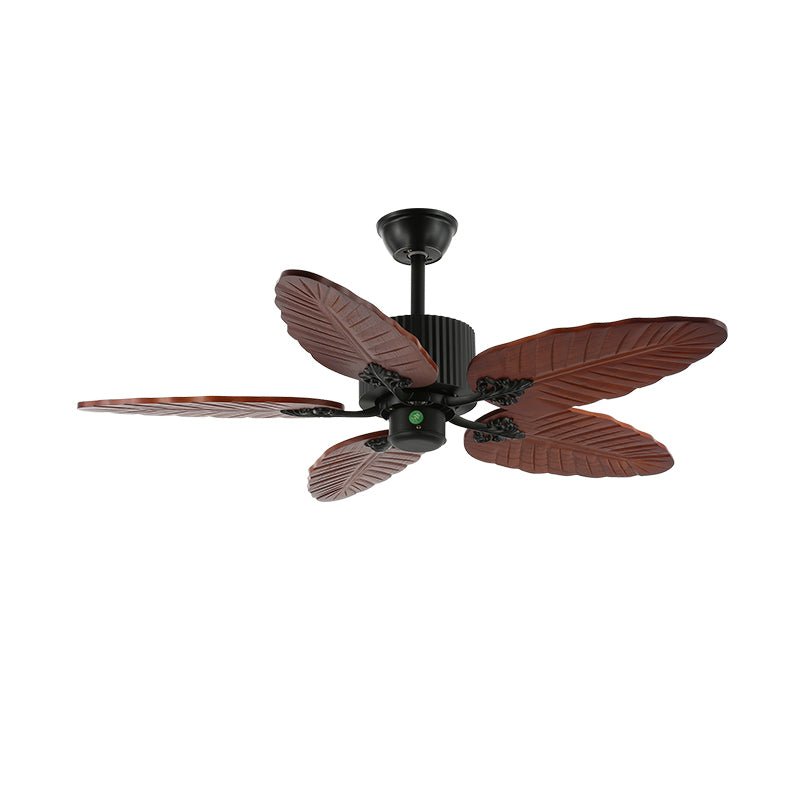 Banana Wood Leaves Ceiling Fan Light by FIFTH & BEAM — product view 5