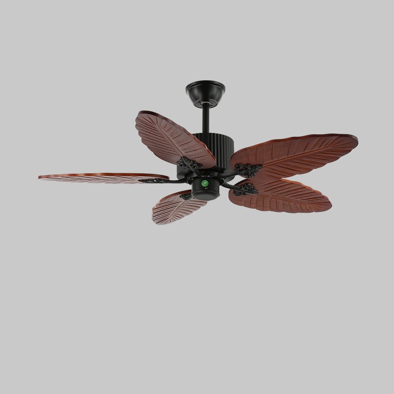 Banana Wood Leaves Ceiling Fan Light by FIFTH & BEAM — product view 15