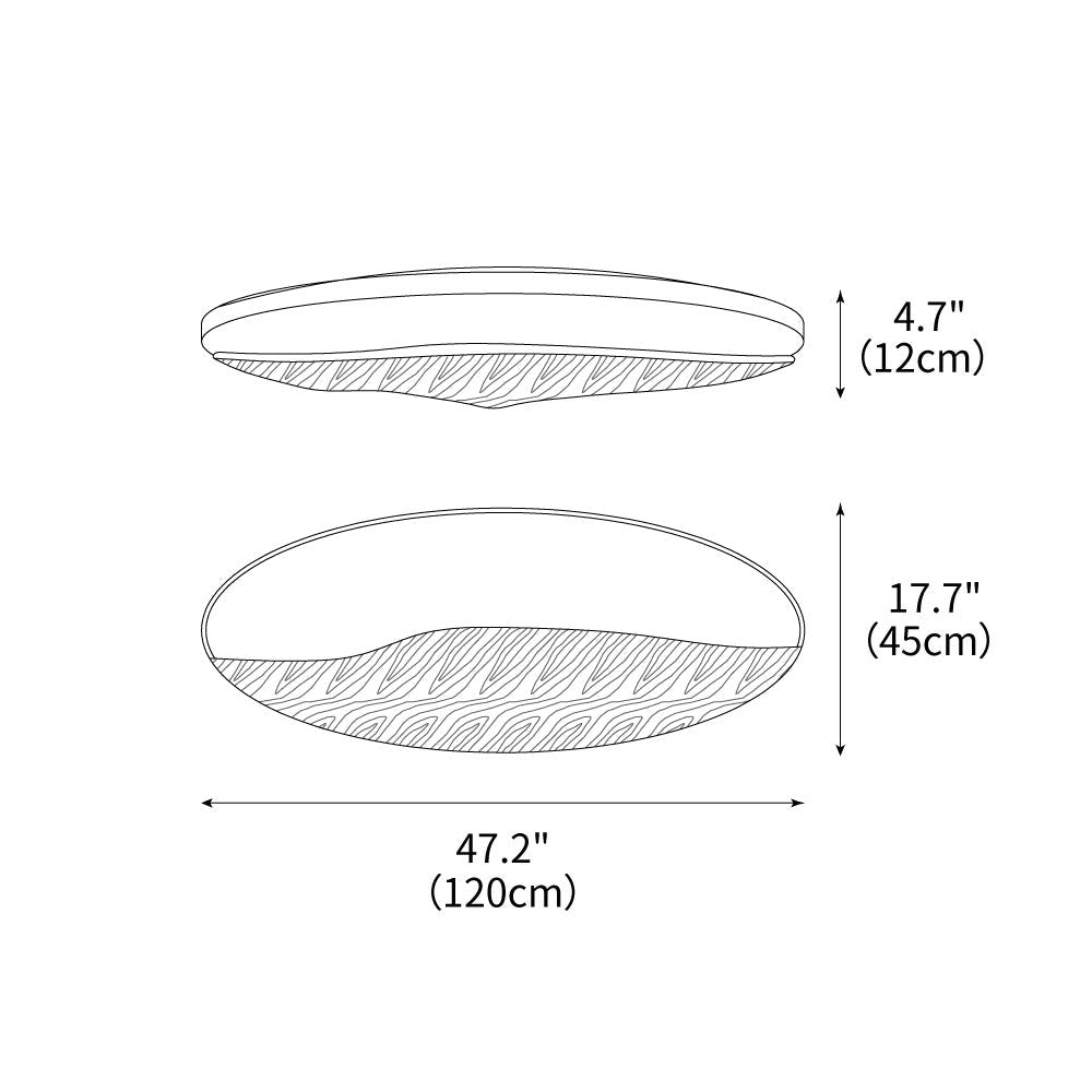Half-Mountain Ceiling Lamp 47.2" by FIFTH & BEAM — product view 3