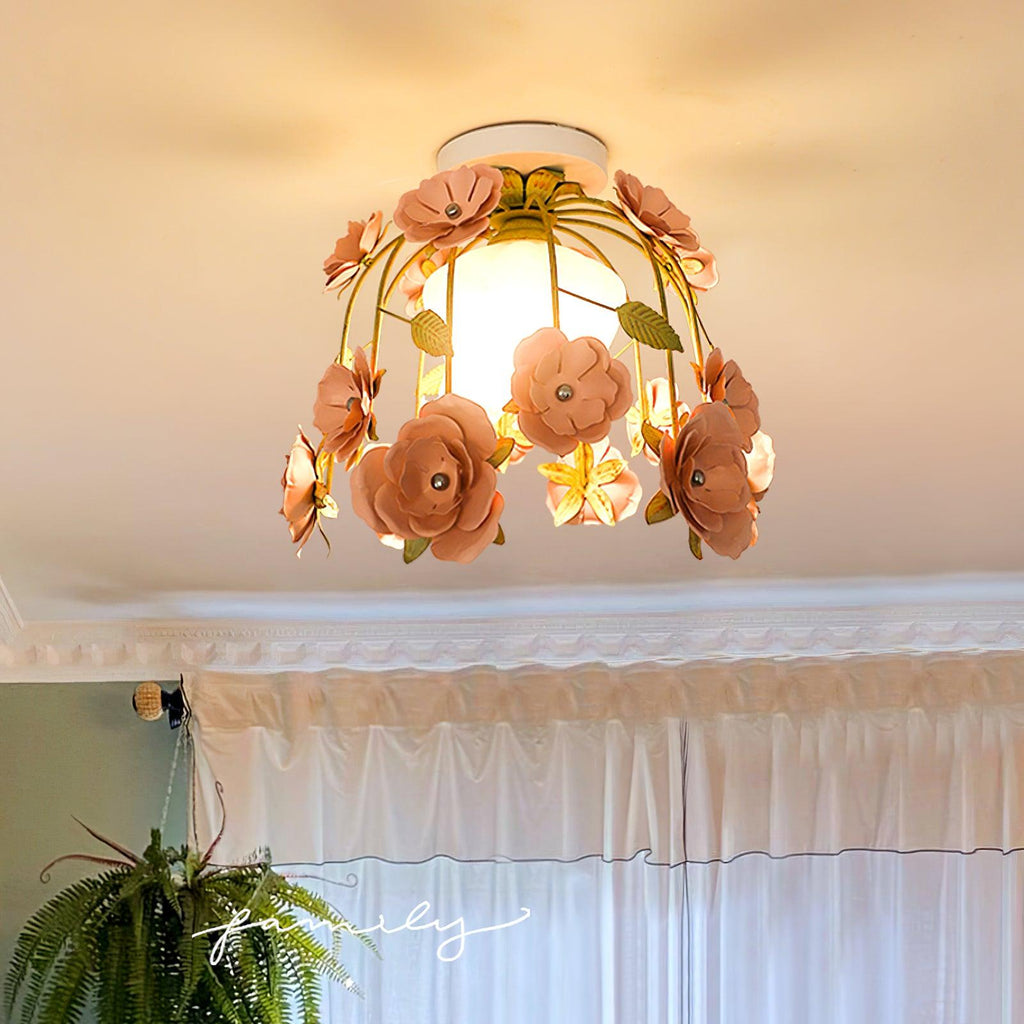 Hanging Flower Ceiling Lamp by FIFTH & BEAM — product view 2