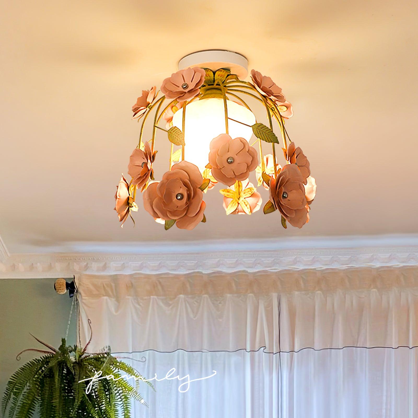 Hanging Flower Ceiling Lamp by FIFTH & BEAM — product view 2