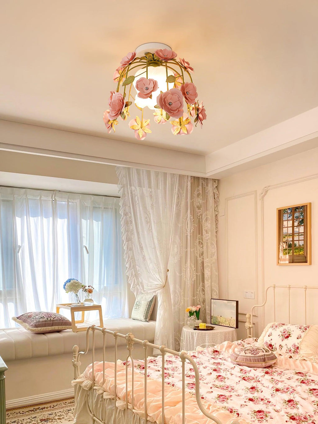 Hanging Flower Ceiling Lamp by FIFTH & BEAM — product view 7