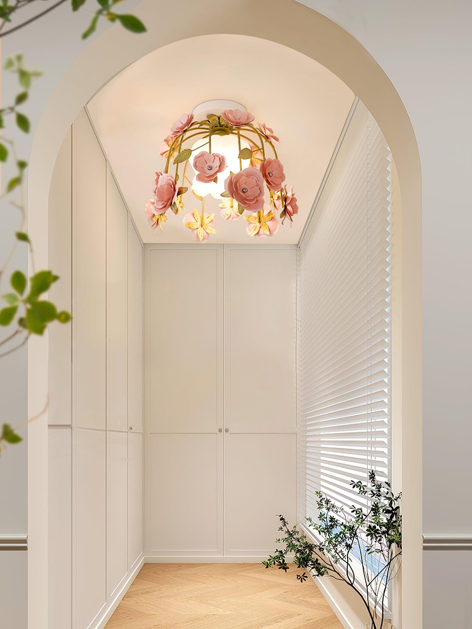 Hanging Flower Ceiling Lamp by FIFTH & BEAM — product view 9