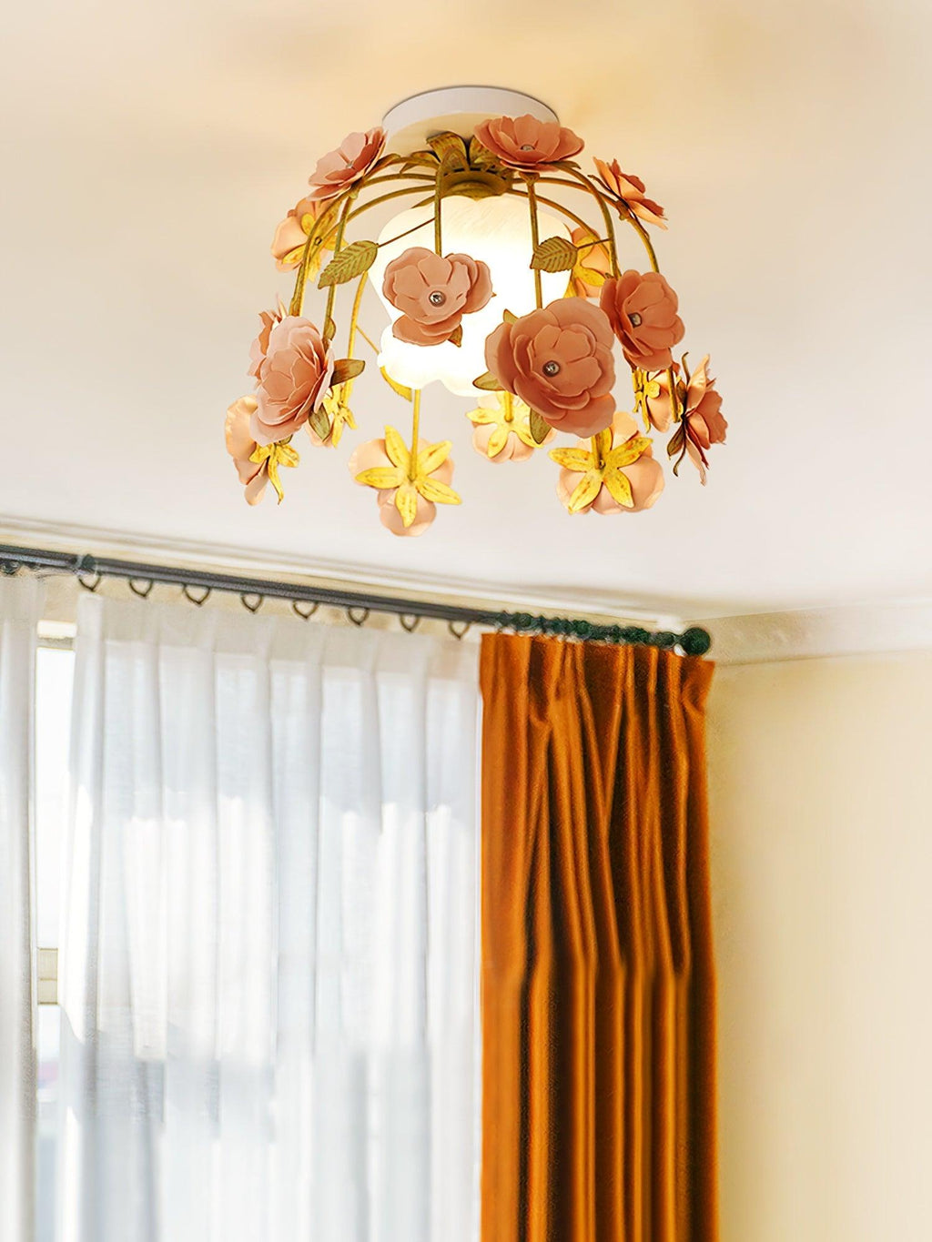 Hanging Flower Ceiling Lamp by FIFTH & BEAM — product view 10