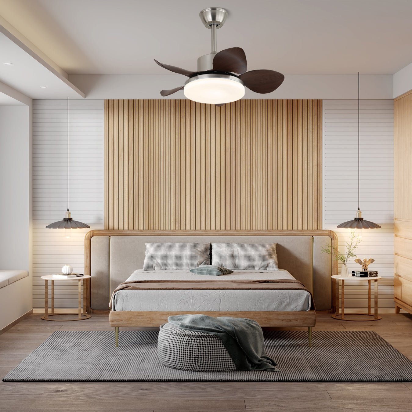 Hazel Ceiling Fan Light by FIFTH & BEAM — product view 2