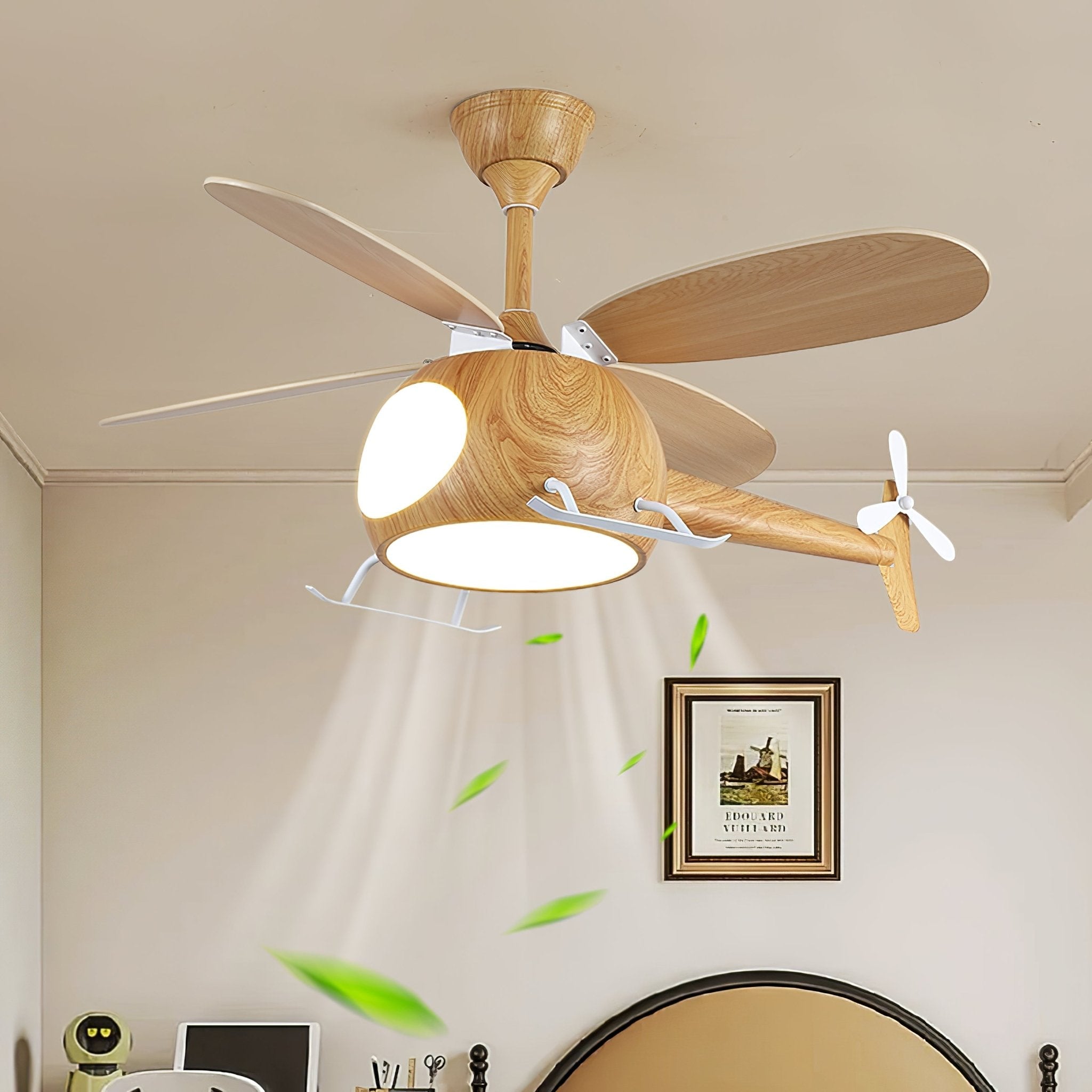 Heli Breeze Kids Ceiling Fan Light by FIFTH & BEAM — product view 20