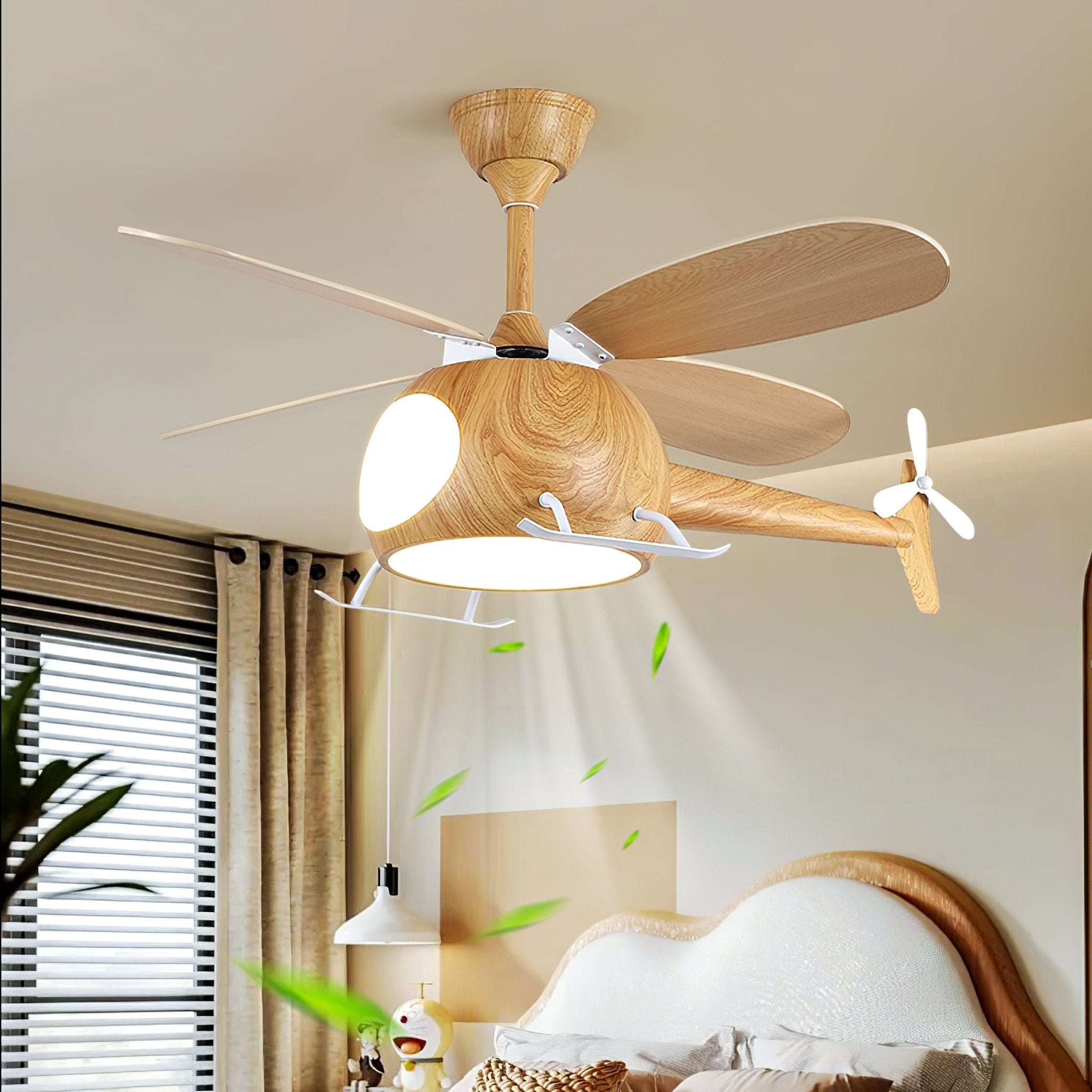 Heli Breeze Kids Ceiling Fan Light by FIFTH & BEAM — product view 12