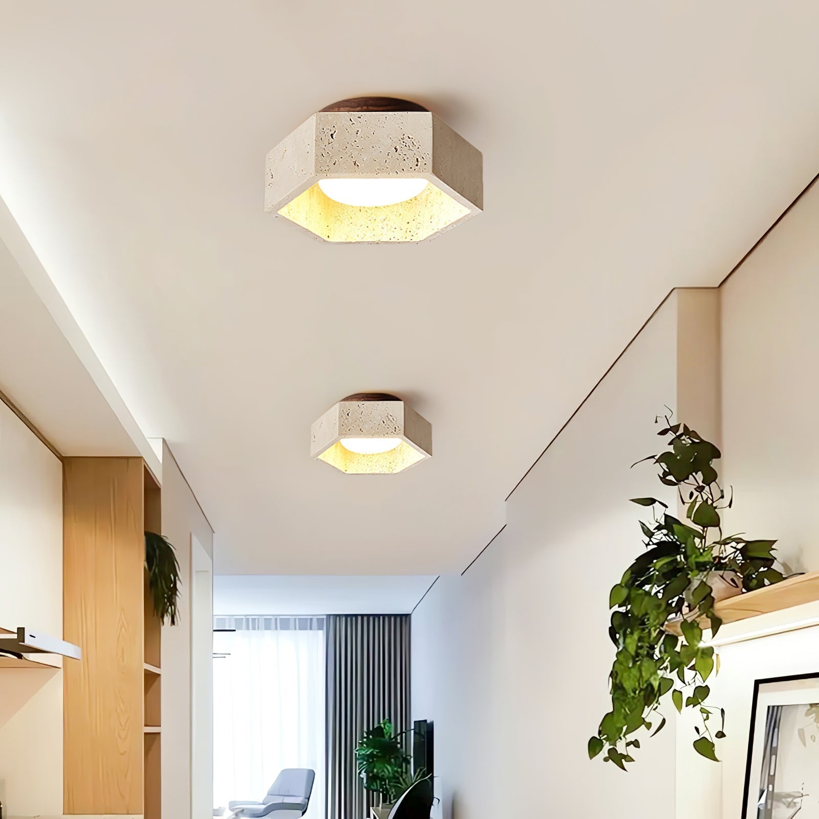 Hexa Core Ceiling Light by FIFTH & BEAM — product view 10