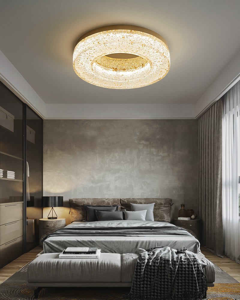 Ice Crack Circle Ceiling Lamp by FIFTH & BEAM — product view 39