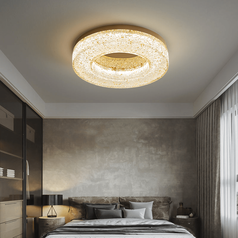 Ice Crack Circle Ceiling Lamp by FIFTH & BEAM — product view 12