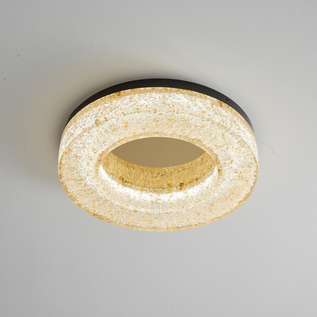Ice Crack Circle Ceiling Lamp by FIFTH & BEAM — product view 6