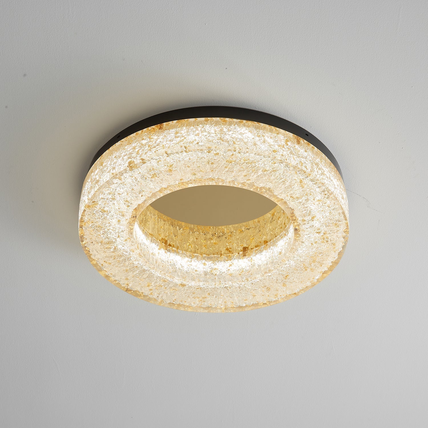 Ice Crack Circle Ceiling Lamp by FIFTH & BEAM — product view 6