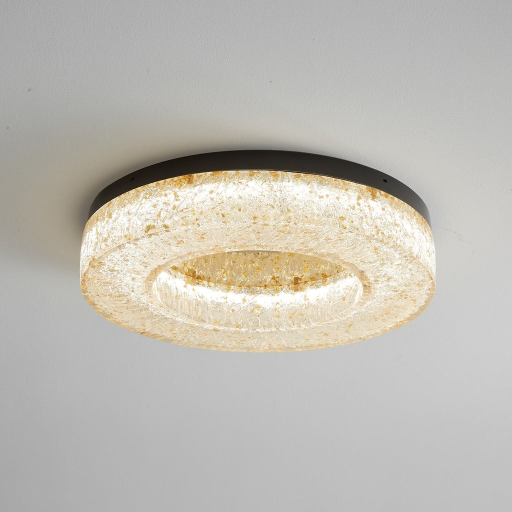 Ice Crack Circle Ceiling Lamp by FIFTH & BEAM — product view 7
