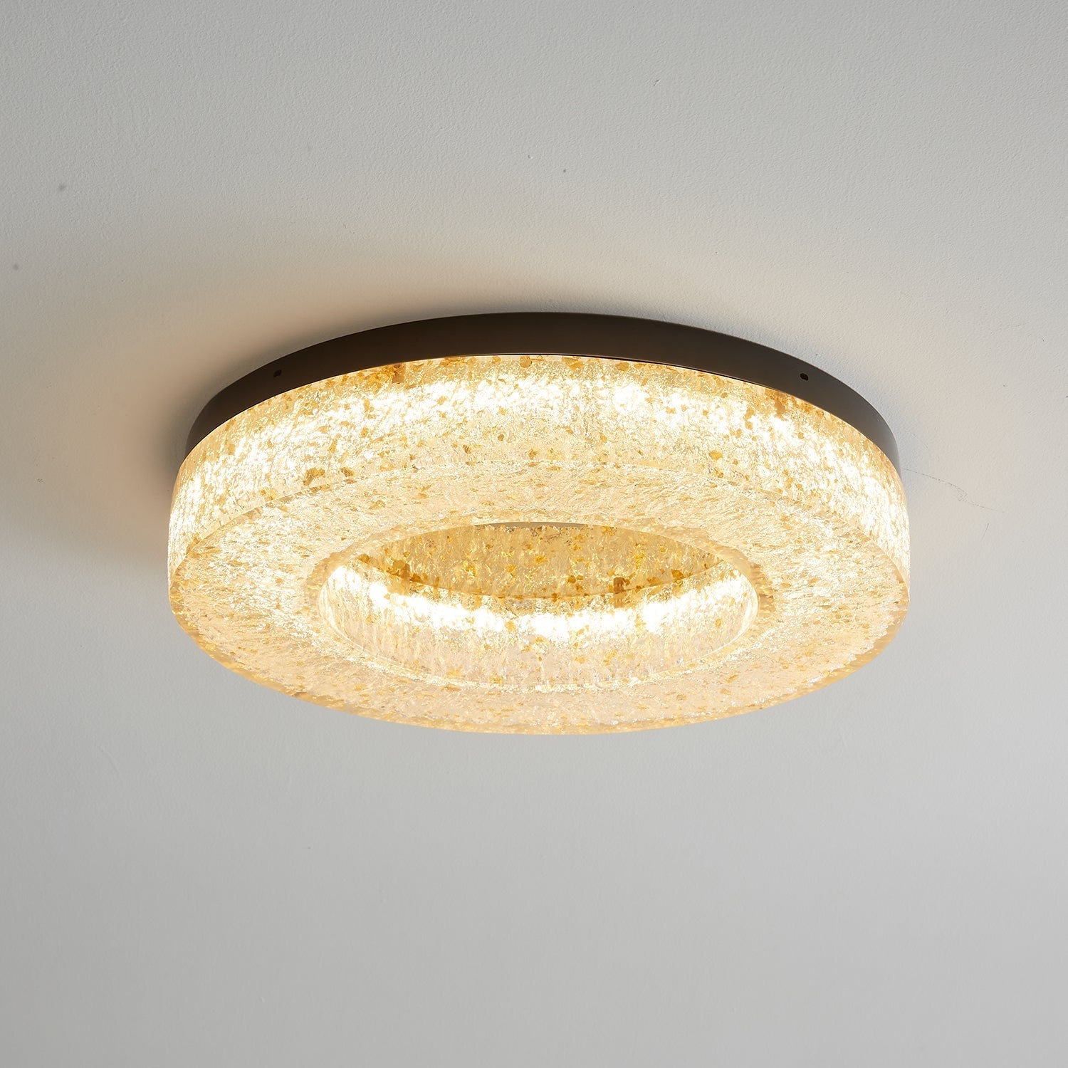 Ice Crack Circle Ceiling Lamp by FIFTH & BEAM — product view 8