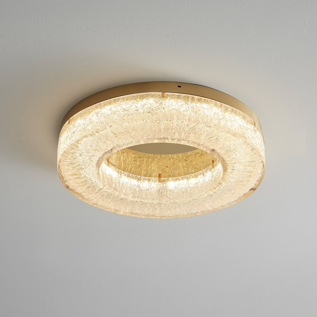 Ice Crack Circle Ceiling Lamp by FIFTH & BEAM — product view 10