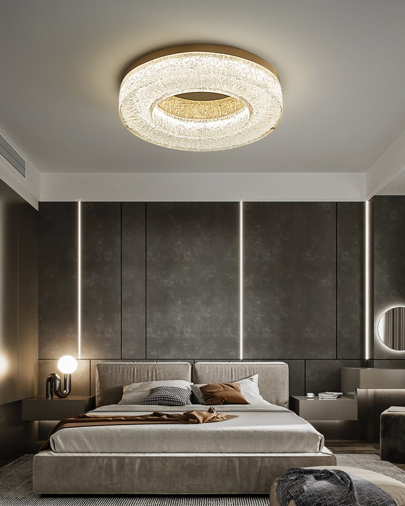 Ice Crack Circle Ceiling Lamp by FIFTH & BEAM — product view 40