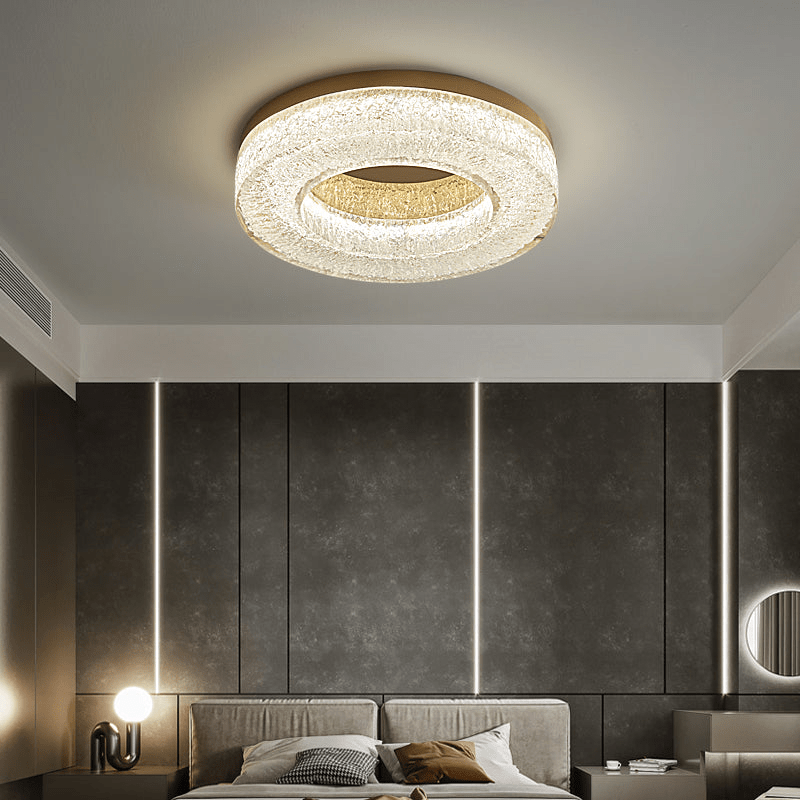 Ice Crack Circle Ceiling Lamp by FIFTH & BEAM — product view 23