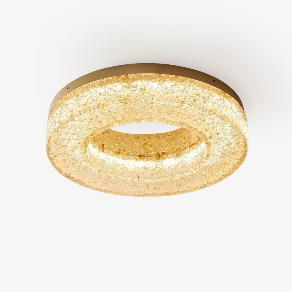 Ice Crack Circle Ceiling Lamp by FIFTH & BEAM — product view 1