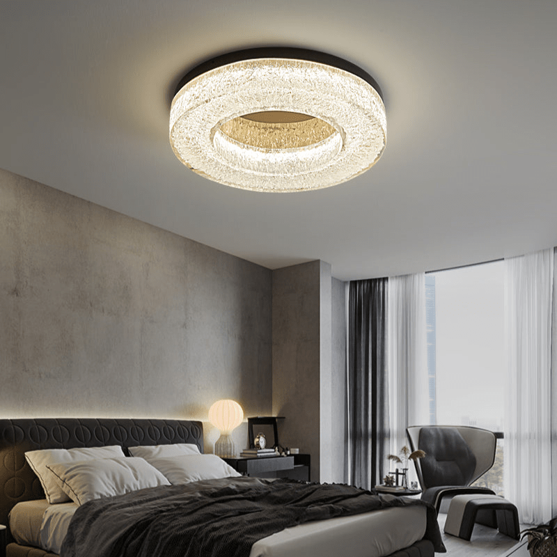 Ice Crack Circle Ceiling Lamp by FIFTH & BEAM — product view 34