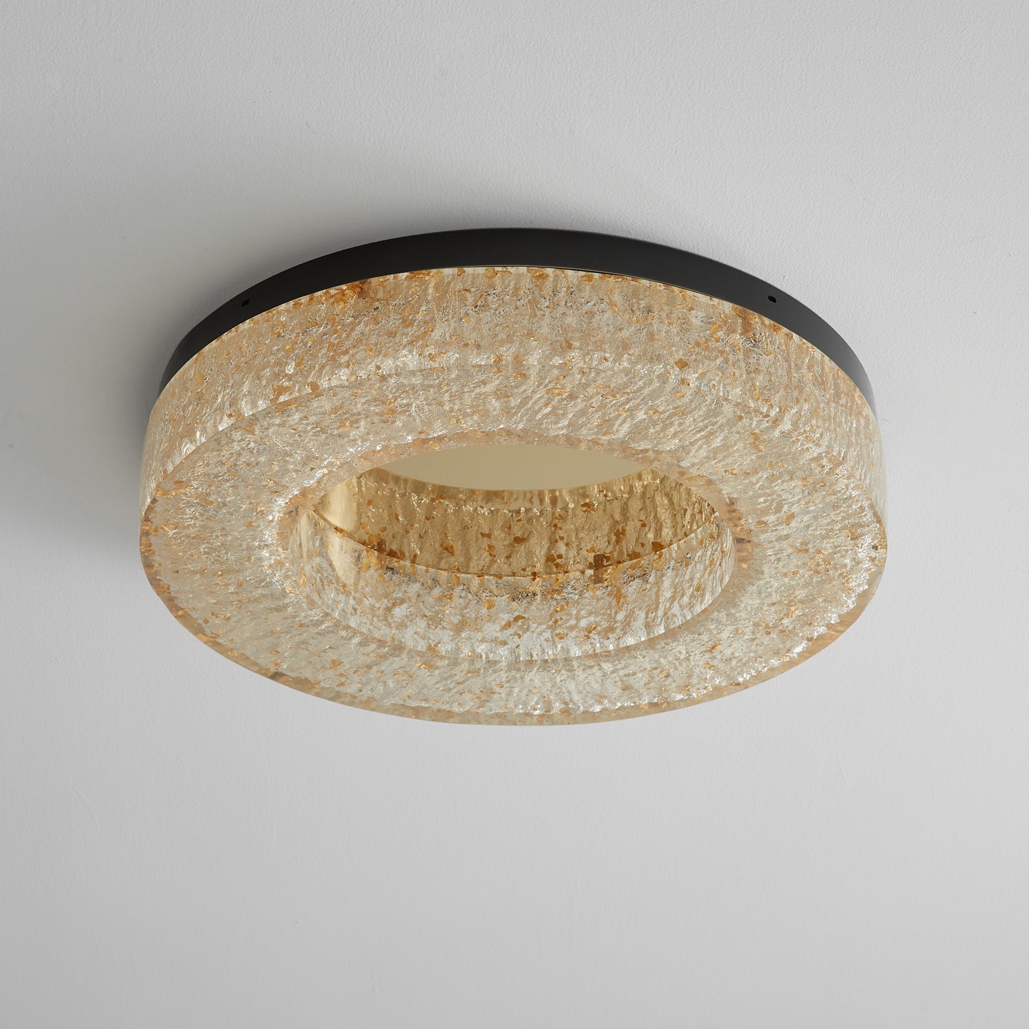Ice Crack Circle Ceiling Lamp by FIFTH & BEAM — product view 2