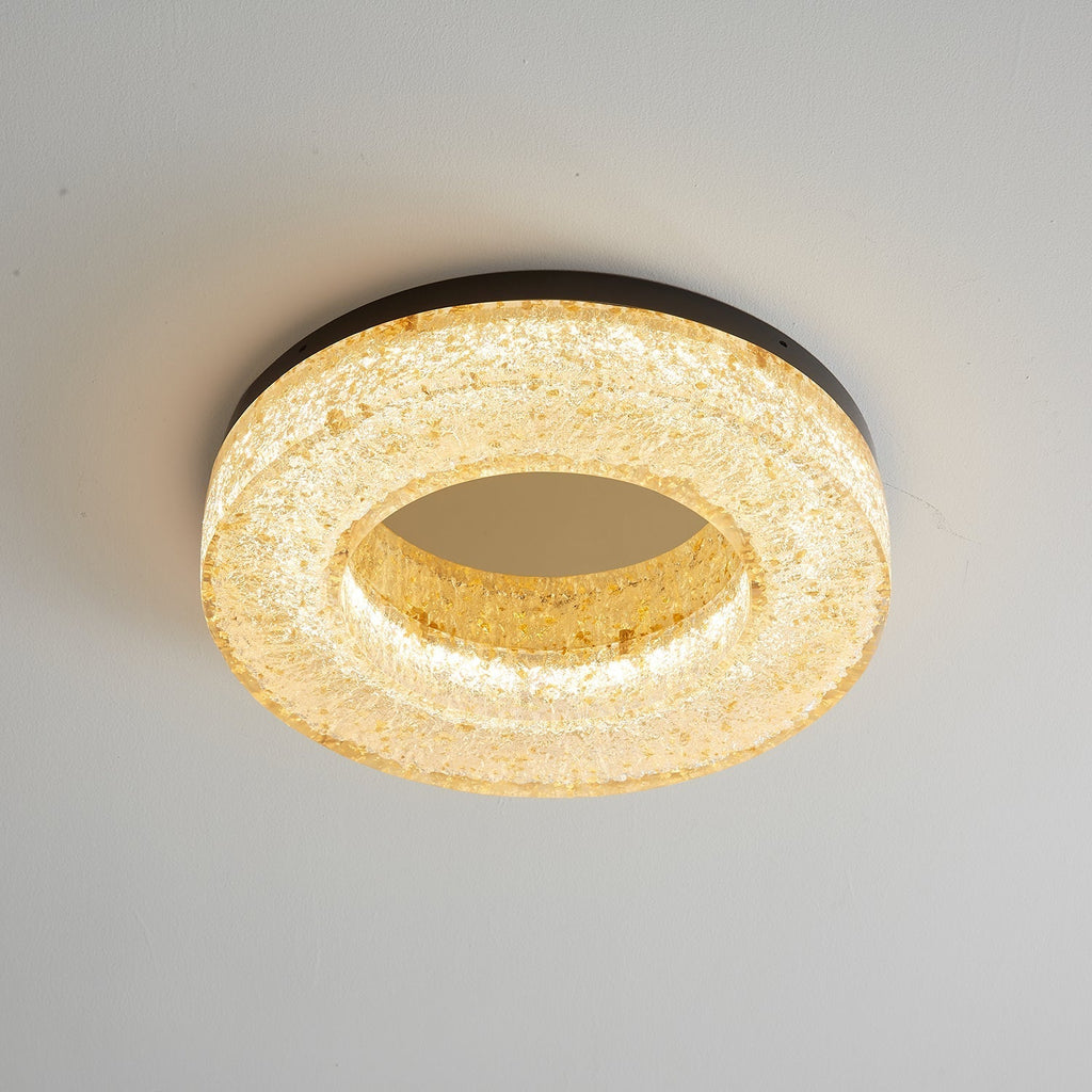 Ice Crack Circle Ceiling Lamp by FIFTH & BEAM — product view 5