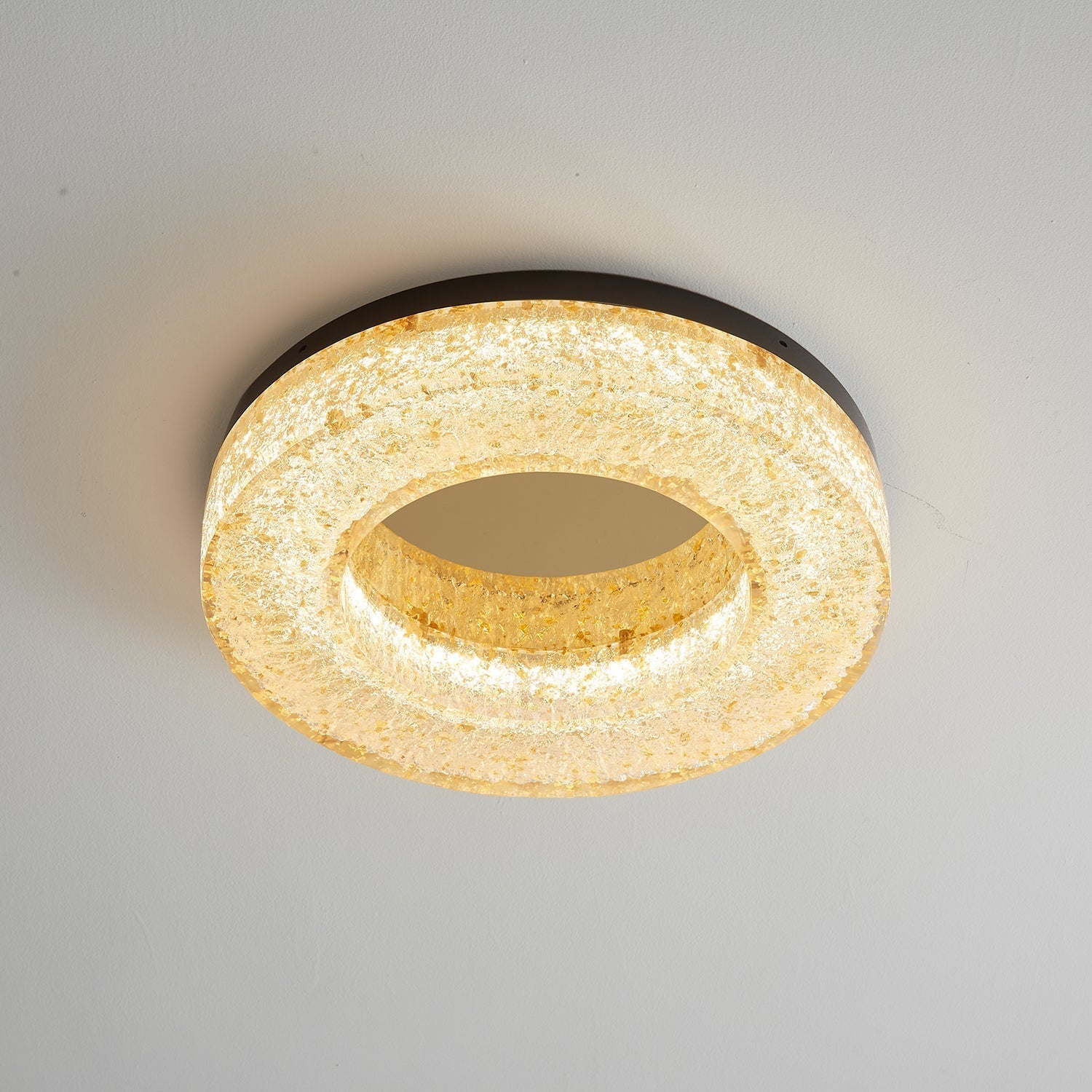 Ice Crack Circle Ceiling Lamp by FIFTH & BEAM — product view 5