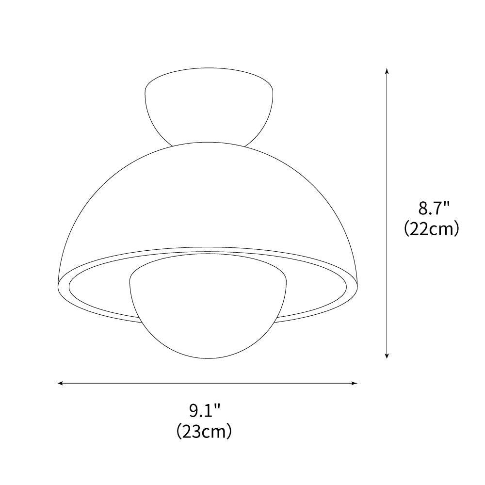 Inverted Ceiling Lamp 9.1" by FIFTH & BEAM — product view 3