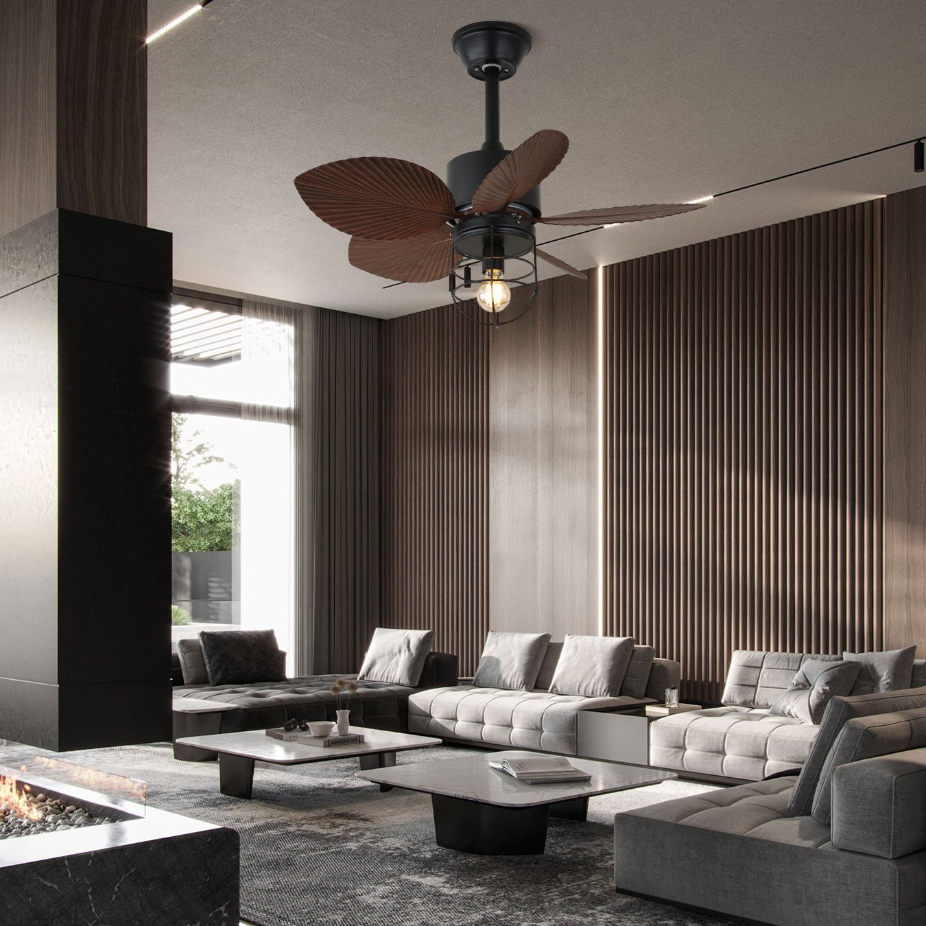 Isabella Breeze Ceiling Fan Light by FIFTH & BEAM — product view 3