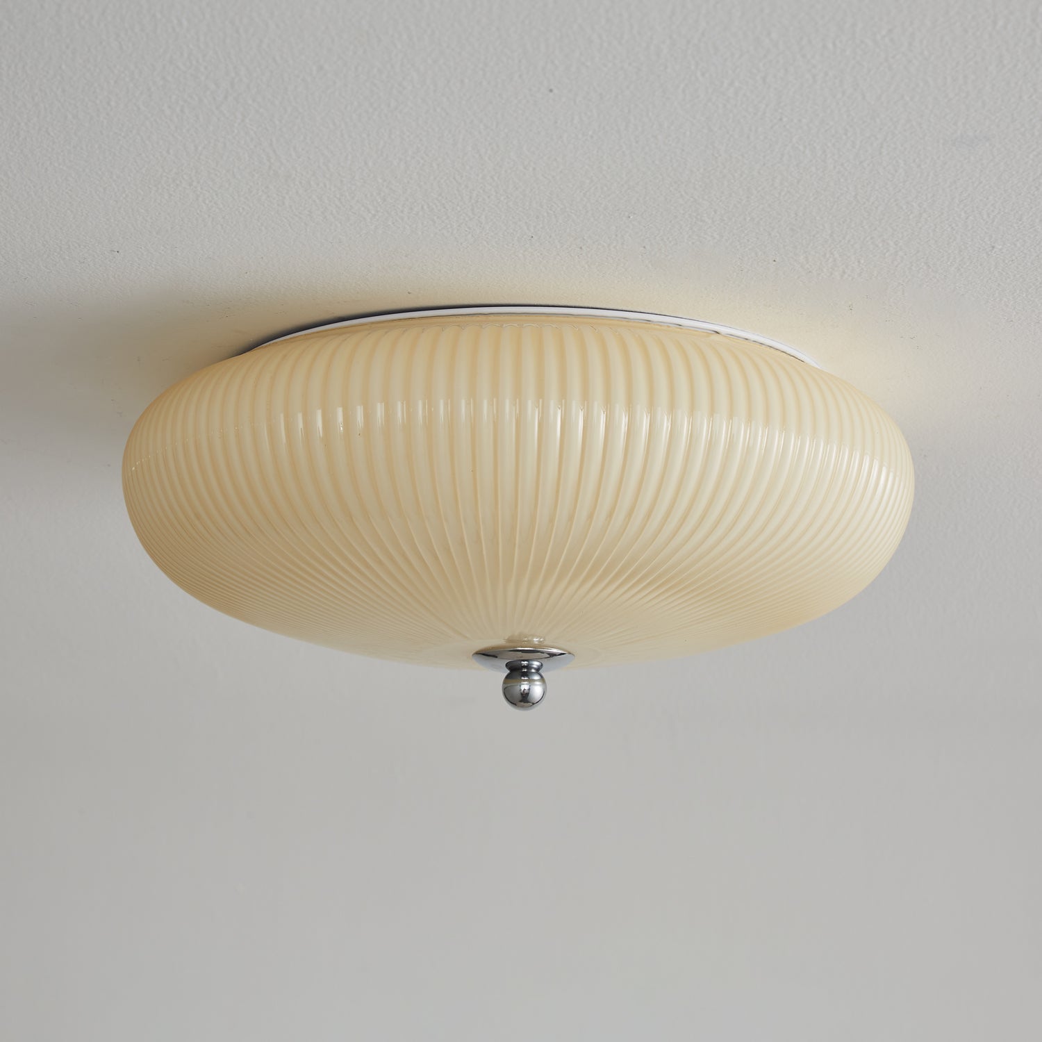 Ivory Ripple Ceiling Light by FIFTH & BEAM — product view 3