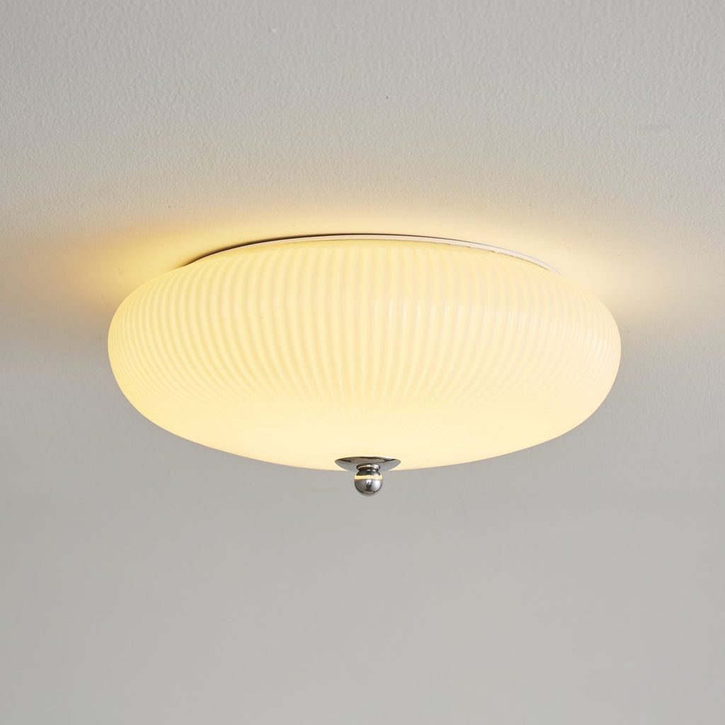 Ivory Ripple Ceiling Light by FIFTH & BEAM — product view 4