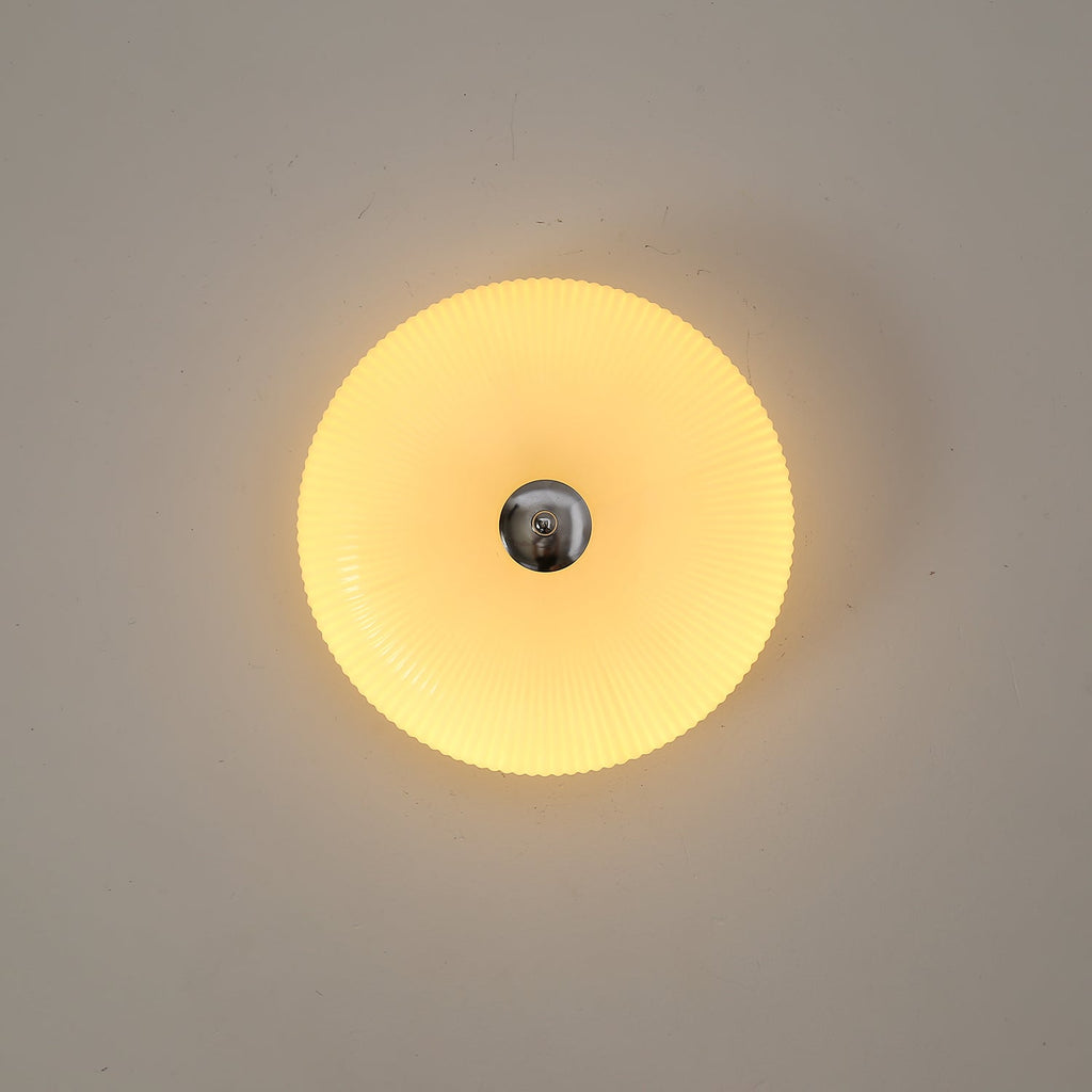 Ivory Ripple Ceiling Light by FIFTH & BEAM — product view 7
