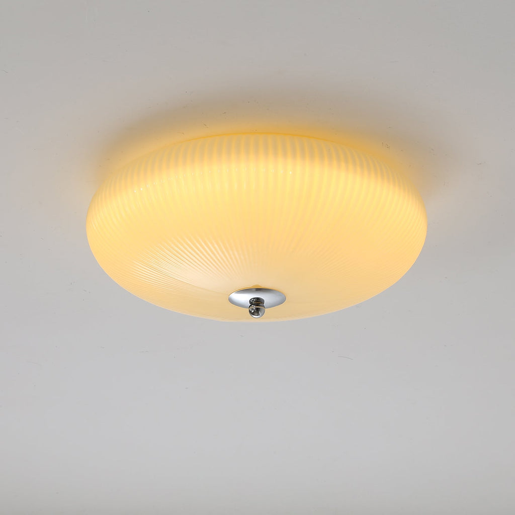 Ivory Ripple Ceiling Light by FIFTH & BEAM — product view 9