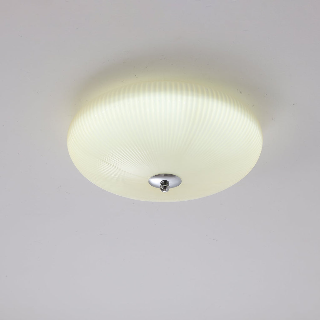 Ivory Ripple Ceiling Light by FIFTH & BEAM — product view 6