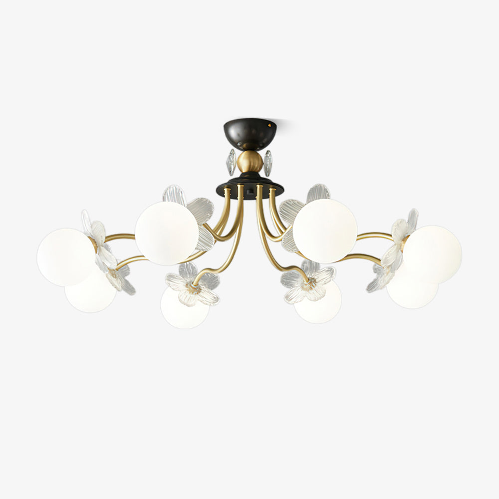 Blossom Flower Glass Chandelier by FIFTH & BEAM — product view 1