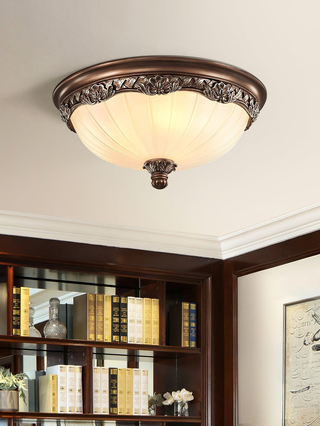 Kelham Flush Ceiling Lamp by FIFTH & BEAM — product view 12