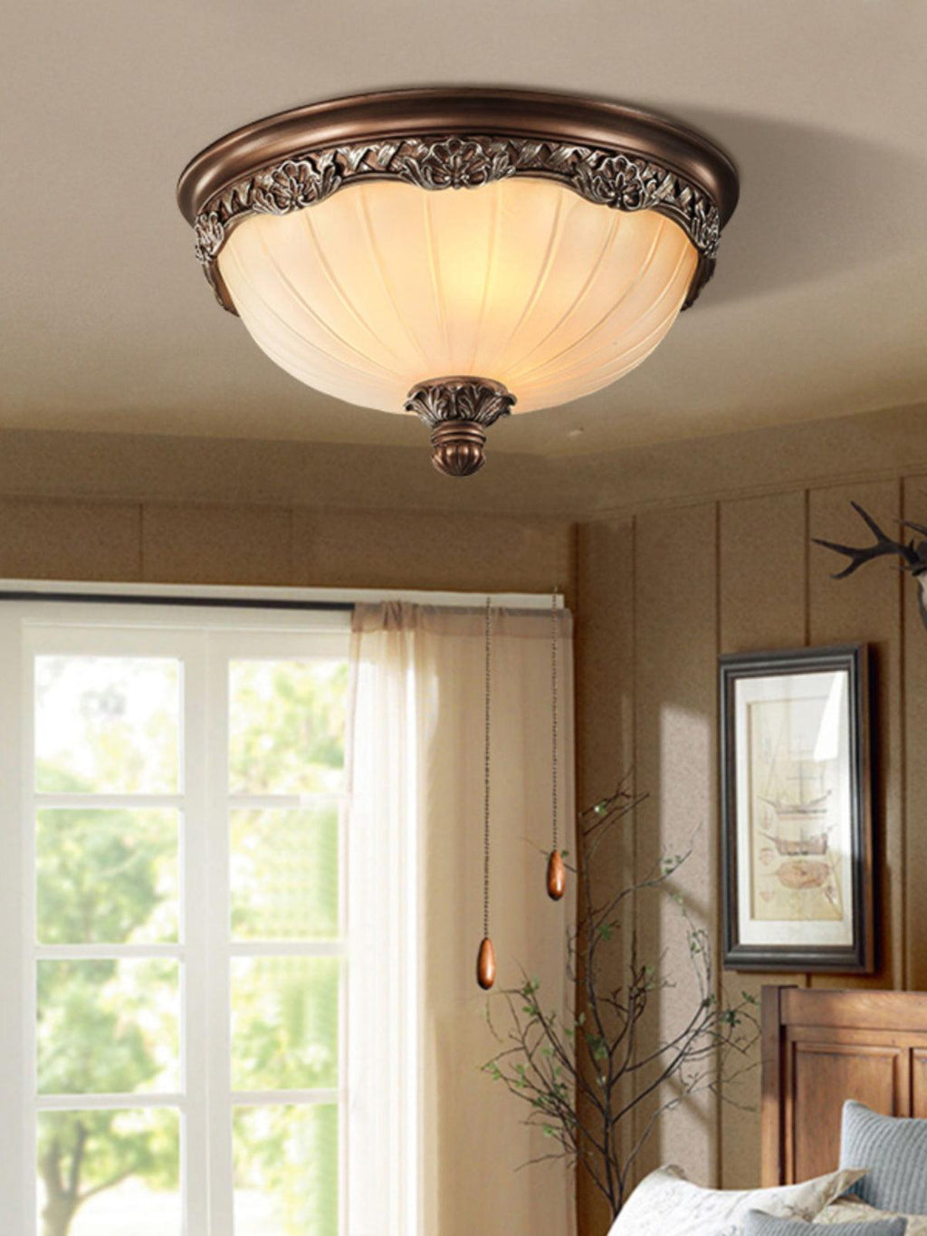 Kelham Flush Ceiling Lamp by FIFTH & BEAM — product view 13