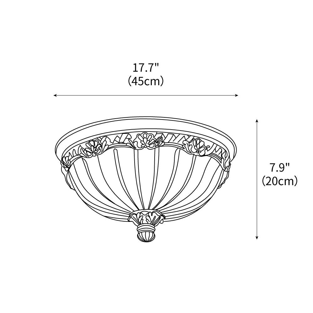 Kelham Flush Ceiling Lamp by FIFTH & BEAM — product view 3