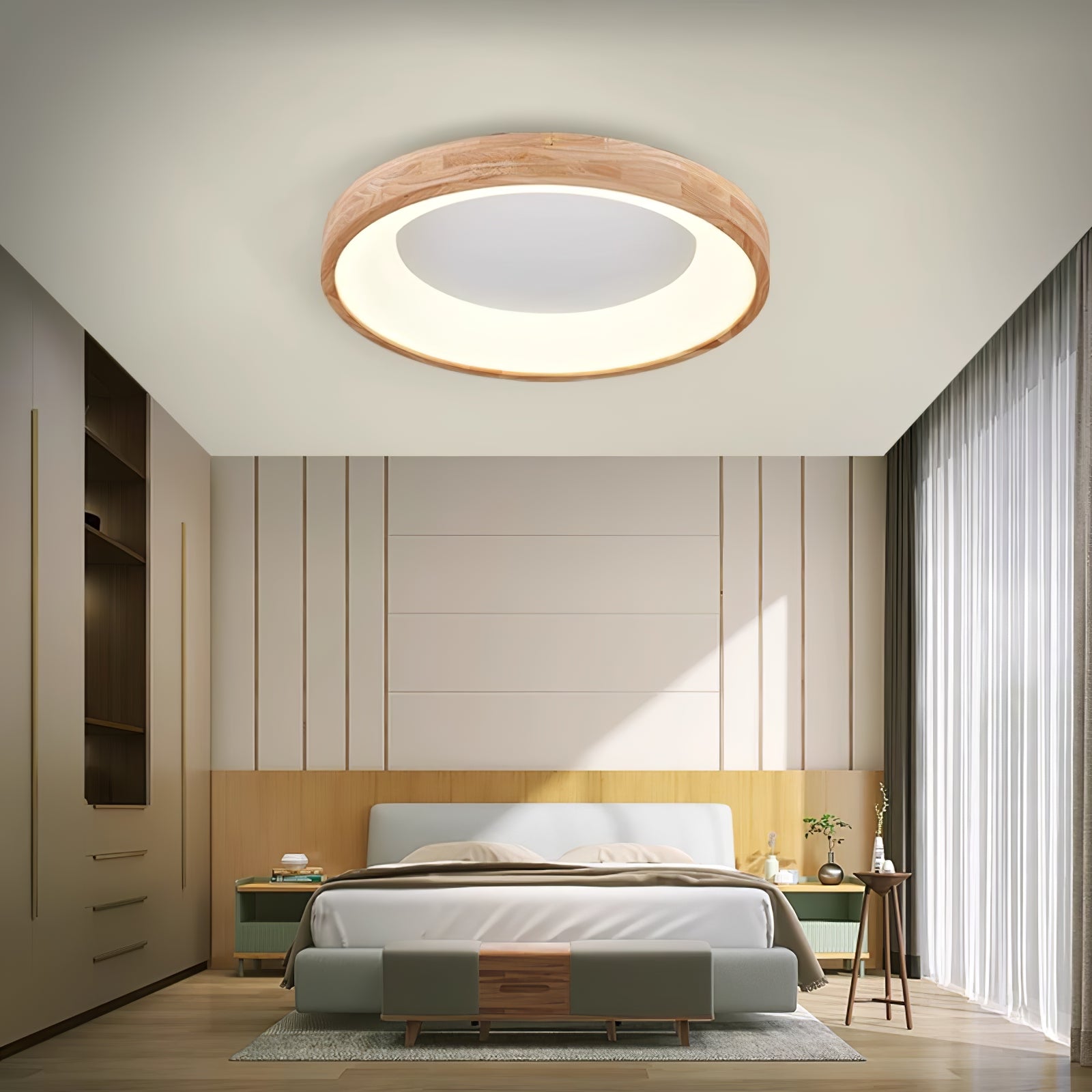 Ligna Square Ceiling Light by FIFTH & BEAM — product view 24