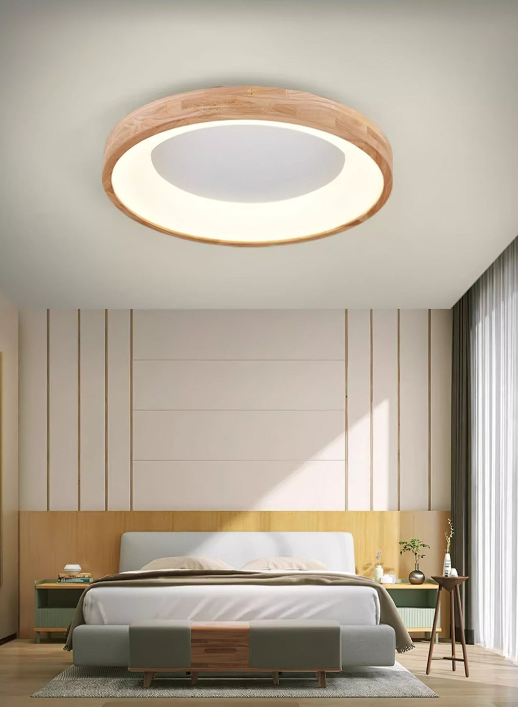 Ligna Square Ceiling Light by FIFTH & BEAM — product view 16