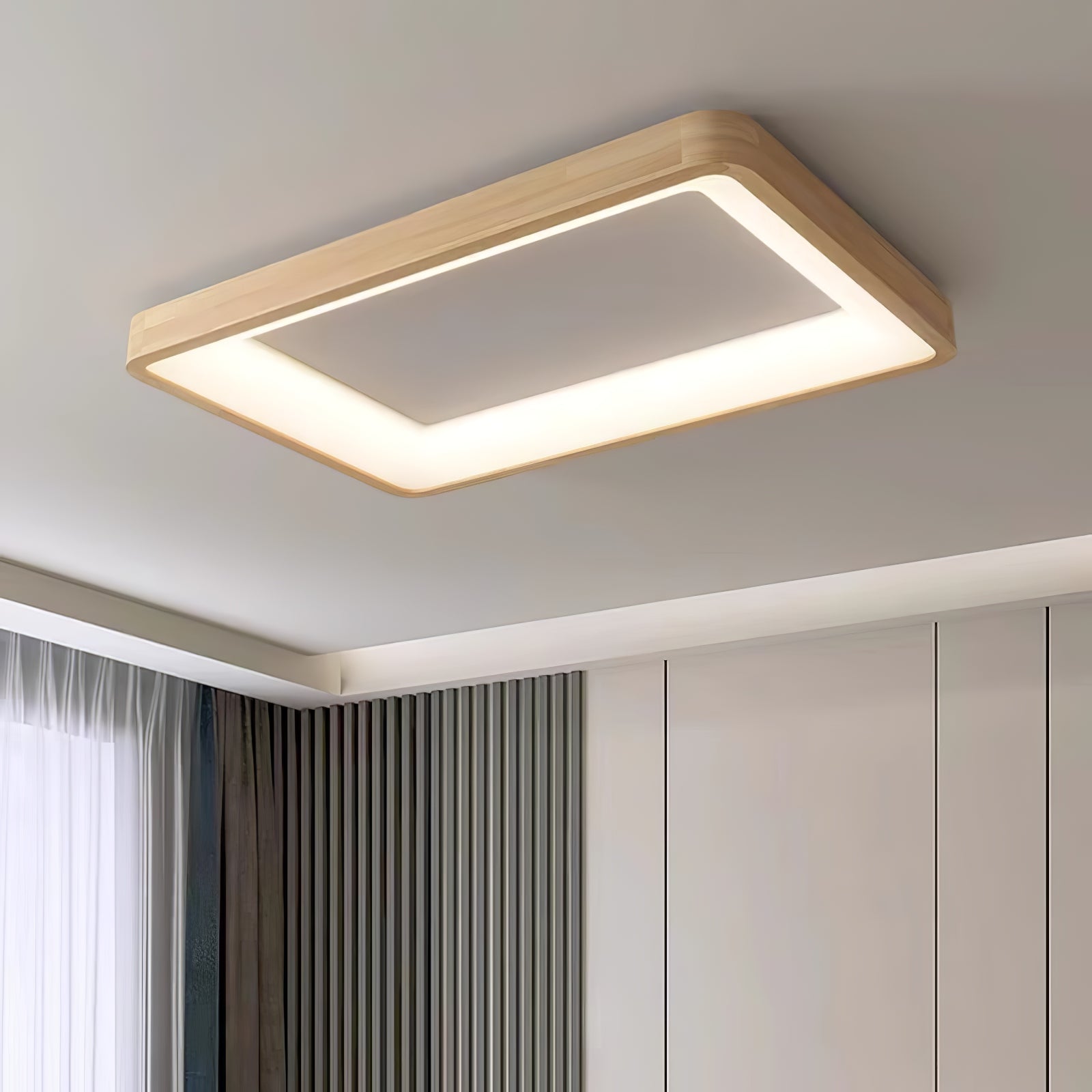 Ligna Square Ceiling Light by FIFTH & BEAM — product view 22