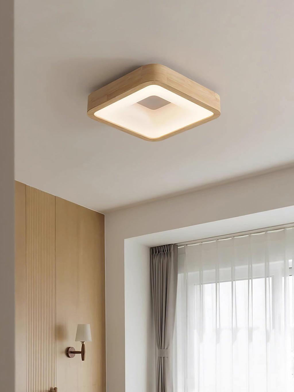 Ligna Square Ceiling Light by FIFTH & BEAM — product view 30