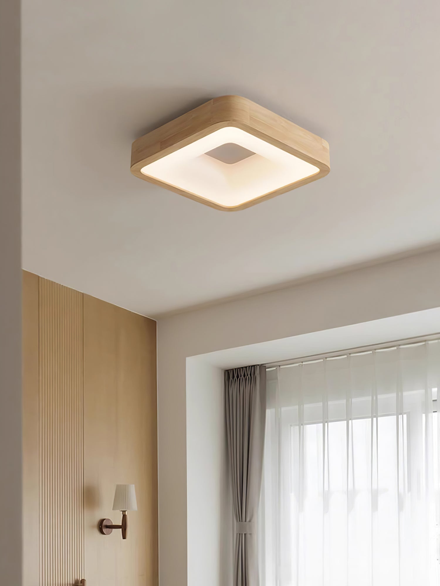 Ligna Square Ceiling Light by FIFTH & BEAM — product view 30