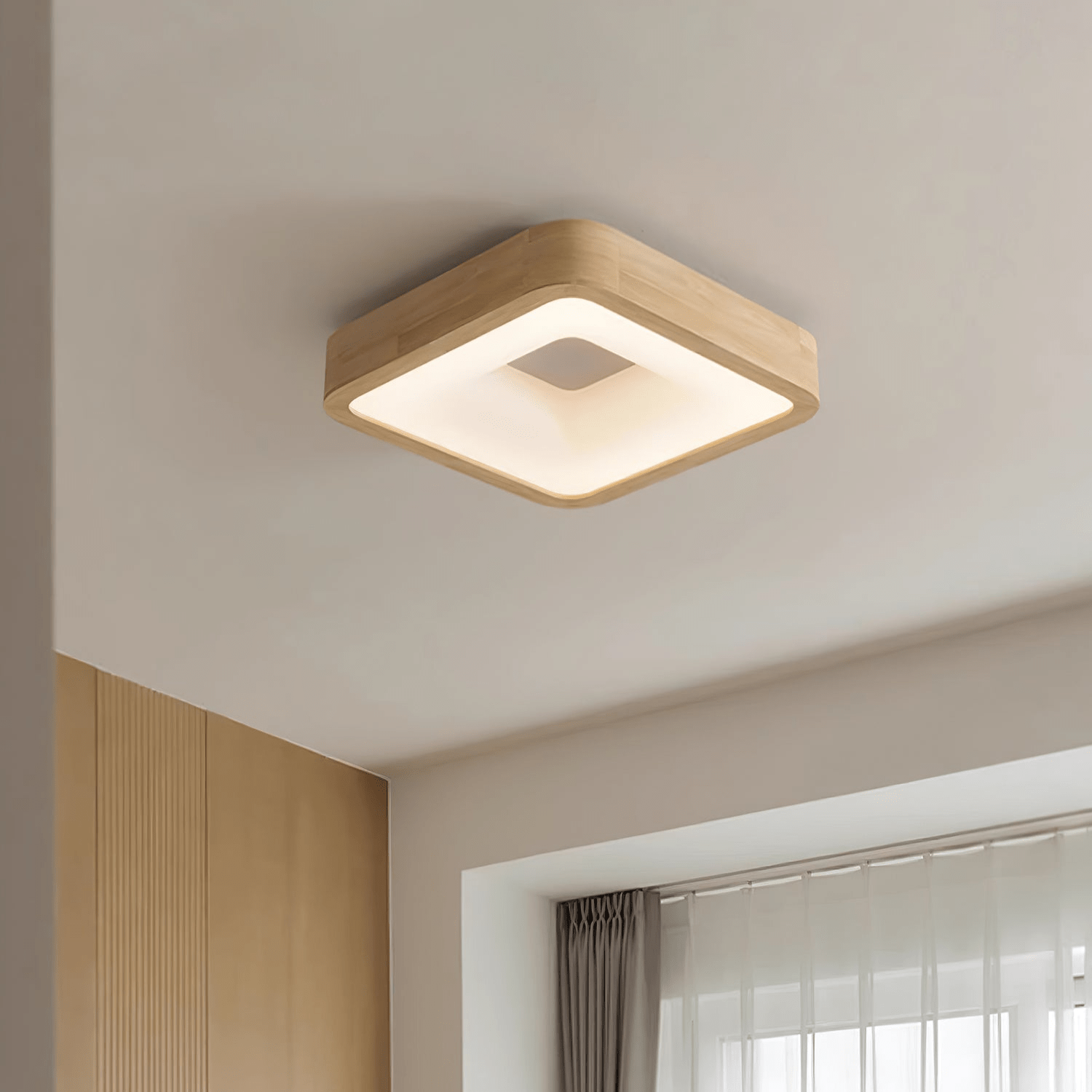 Ligna Square Ceiling Light by FIFTH & BEAM — product view 25