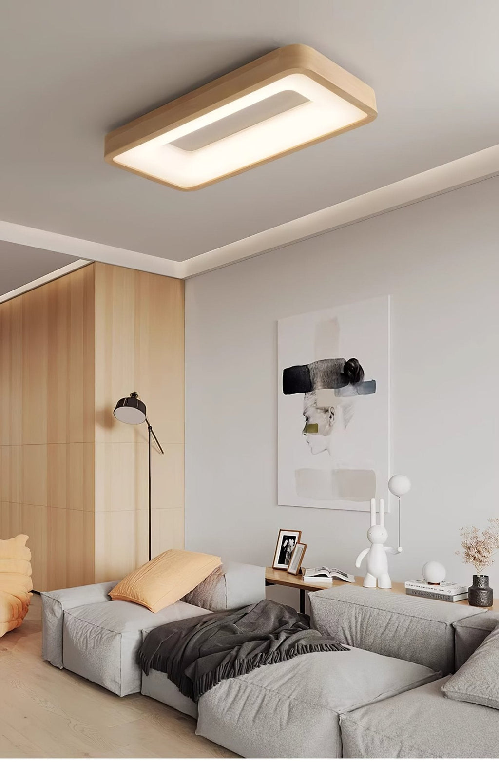 Ligna Square Ceiling Light by FIFTH & BEAM — product view 33