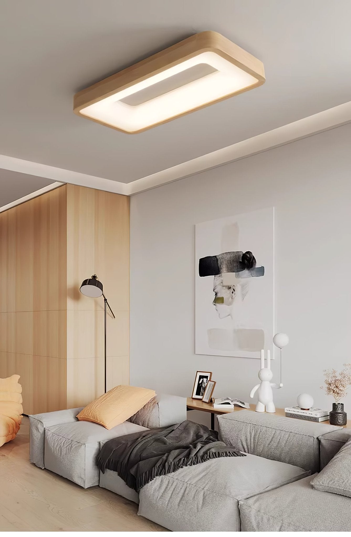 Ligna Square Ceiling Light by FIFTH & BEAM — product view 33